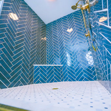 Classic Floor Tile In The New Shower