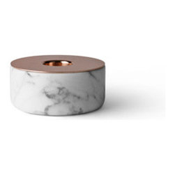 Chunk Candleholder - Marble Small - Candle Holders and Candelabra
