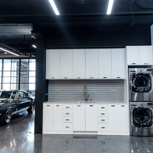 Garage storage and laundry