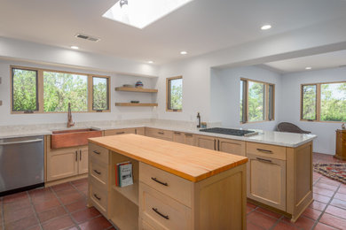 Example of a trendy home design design in Albuquerque
