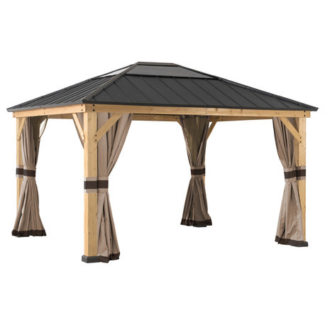 Sunjoy Universal Curtains and Mosquito Netting for 13'x15' Gazebos