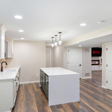 Traditional/Transitional Basement Finish Leawood, KS