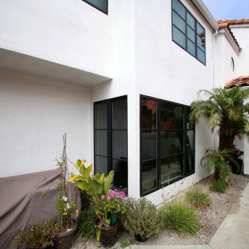 Smooth White Stucco Finish
