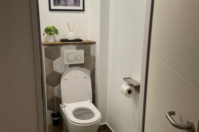 Idées déco pour un WC et toilettes scandinave.