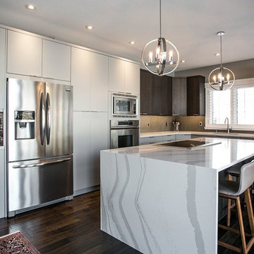 Walnut Kitchen Refacing