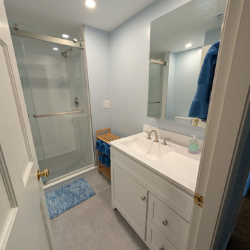 One bathroom split into two Wayland