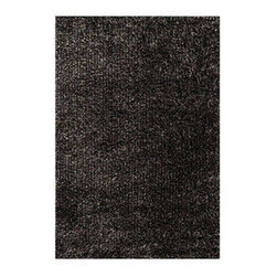 Modern Shag Rug in Charcoal - Rugs