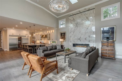 Example of a living room design in Seattle