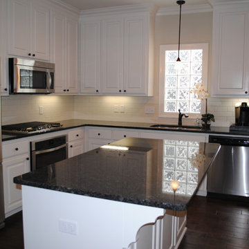 Steel Grey Granite Kitchen