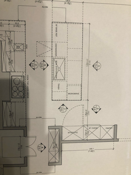 best kitchen aisle width