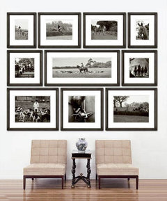 White or Ivory Mounts Details about   Black or White MODERN Photo Picture Frames with Black 