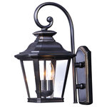 Maxim Lighting - Knoxville 3 Light Outdoor Wall Light, Bronze, 11" - Knoxville is an updated take on the traditional lantern style. Finished in Bronze and with the option of Clear or Frosted glass, our Incandescent version is sure to wow.