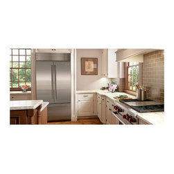 Sub-Zero 36" Built-in French Door Refrigerator, Stainless Steel | BI36UFDSTH - Products