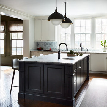 Classic White Kitchen with Modern Updates