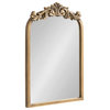 Arendahl Tabletop Arch Mirror, Gold 12x18