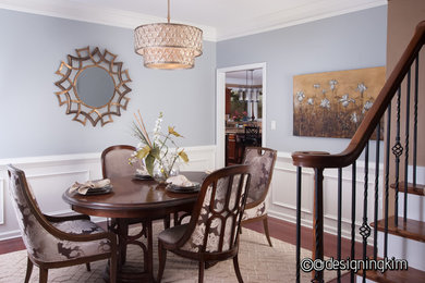 Inspiration for a transitional dining room in Atlanta.