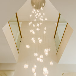 Crystal Shell Multi-Pendant Chandelier - Chandeliers