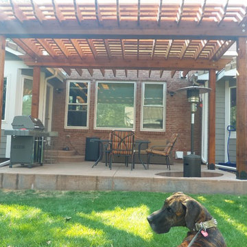 Lone Tree Colorado Rough Sawn Cedar Pergola