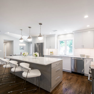 Dean Estates | Cranston, RI - Kitchen | Dining | Living Remodel