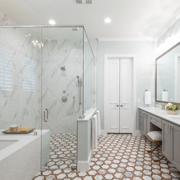 Luxurious Transitional Master Bath