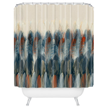 Deny Designs Brian Buckley Feather Moon Shower Curtain
