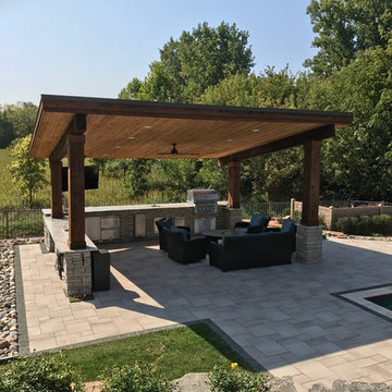 Pool Pavilion gazebo in novi, mic