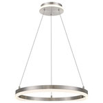 George Kovacs - George Kovacs Recovery LED Pendant P1910-084-L, Brushed Nickel - This LED Pendant from George Kovacs has a finish of Brushed Nickel and fits in well with any Transitional style decor.