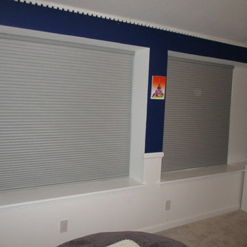 Honeycomb Shades Window Treatment in Laguna Niguel, California