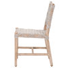 Costa Dining Chair, Taupe & White