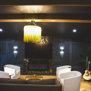 Bonus Room Transformation: Bar, Media Room, Murphy Door to Secret Room