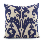 Marrakesh Batik Throw Pillow, 18"X18" With Feather-Down Insert