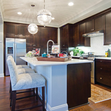Contemporary/Transitional Kitchen in Chocolate