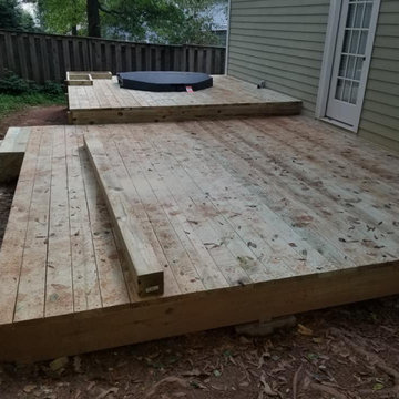 Deck with Spa