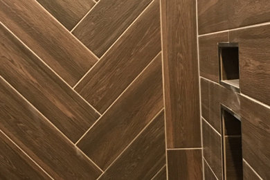 Wood Tile Shower