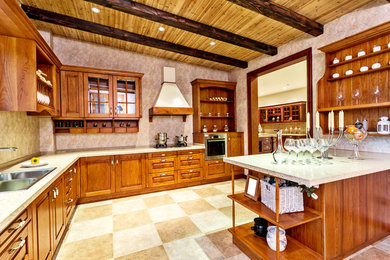 Inspiration for a craftsman kitchen remodel in Other