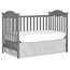 Dream On Me Bella Rose Classic Convertible Crib in Steel Gray