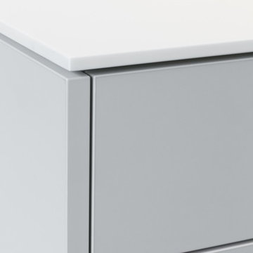 Küche mit Corian-Arbeitsplatte