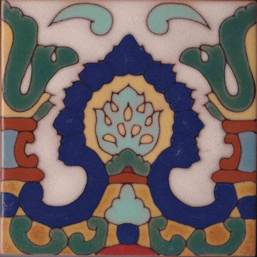 Garbo Tile Border 6" x 6" TN Polychrome