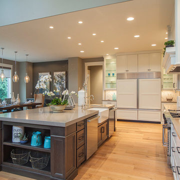 Kitchen - The Finleigh - Transitional Craftsman on Corner Lot