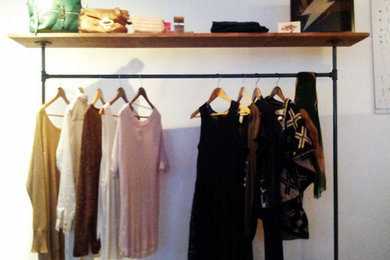 Top Shelf Garment Rack