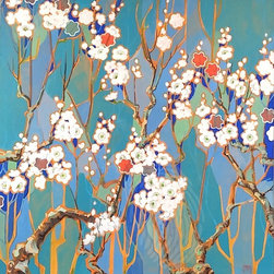 Autumn Cherry Blossoms by Sumei Chew - Products