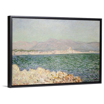 "Gulf of Antibes, 1888" Floating Frame Canvas Art, 38"x26"x1.75"