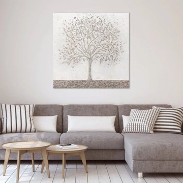 Handmade abstract canvas painting "The Tree of Wealth"