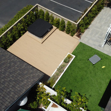 TimberTeck Deck around Jacuzzi