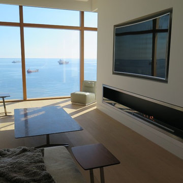 Built in Fireplace