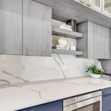 Euro Sawn Oak Contemporary Kitchen