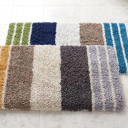 Chunky Loop Stripe Bath Rug - Products