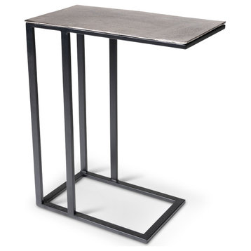 Elements Tanu C-Table End Table Vintage Silver