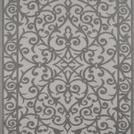 Green Decore - Lightweight Reversible Plastic Rug Gala, Taupe Grey/Buttercream, 4'x6' - Easy to clean  Resistant to moisture and can simply be wiped clean.