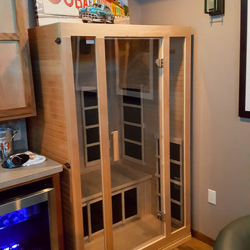 Garage Converted To Cigar Lounge